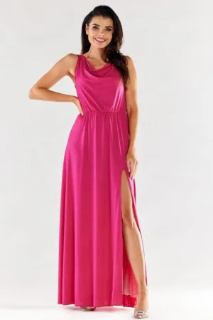 Lunga Rochie Fara maneca A553