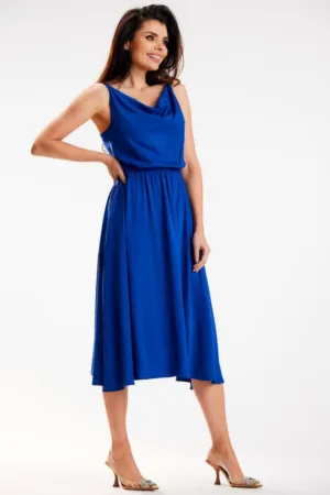 Midi Rochie Fara maneca - Viscoza A579