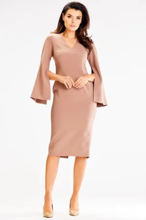 Midi Rochie Maneca lunga - Cambrata A596