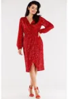 Midi Rochie Maneca lunga - Elegant A565