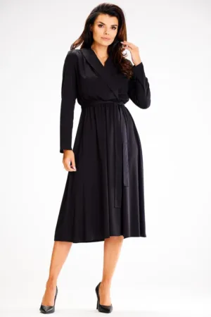 Midi Rochie Maneca lunga - Lejer A604