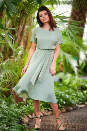 Midi Rochie Maneca scurta - Casual A576