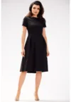 Midi Rochie Maneca scurta - Elegant A592