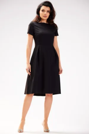 Midi Rochie Maneca scurta - Elegant A592