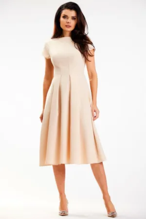 Midi Rochie Maneca scurta - La baza gatului A569