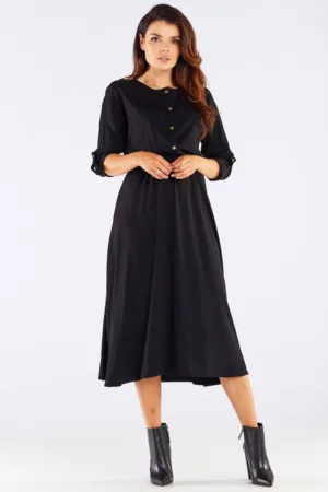 Midi Rochie Maneca trei sferturi A452
