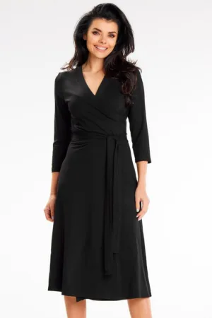 Midi Rochie Maneca trei sferturi A653