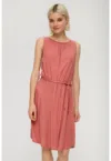 Q/S by s.Oliver - Rochie scurta cu cordon in talie