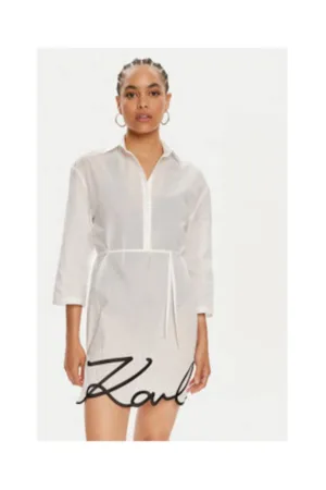 Rochie  100% bumbac - alb -