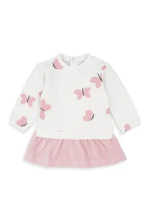 Rochie 2-in-1 cu imprimeu fluture