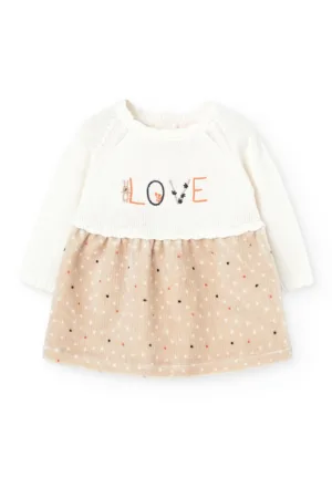 Rochie 2-in-1 cu maneci raglan