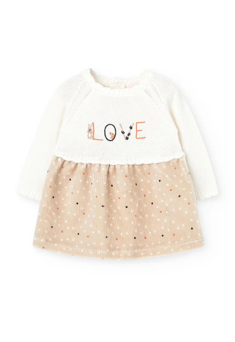 Rochie 2-in-1 cu maneci raglan