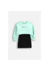 Rochie 2in1 cu imprimeu text