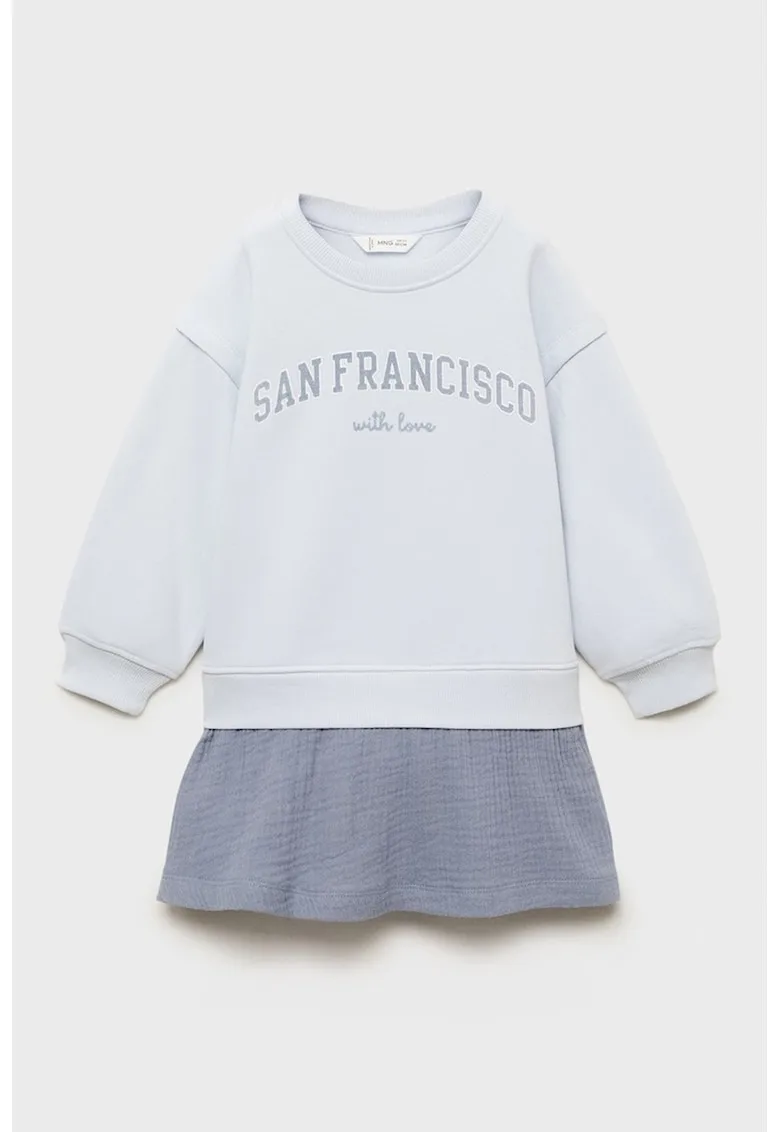 Rochie 3-in-1 cu maneci lungi cazute