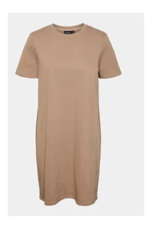 Rochie - 35233 - Bumbac/Poliester - Bej
