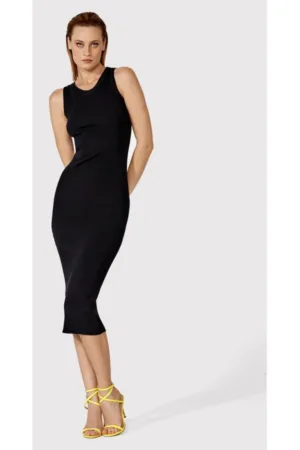 Rochie - 40592 - Viscoza - Negru