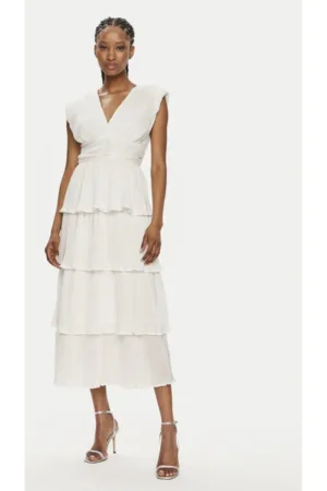 Rochie -  54720 - Poliester - Alb