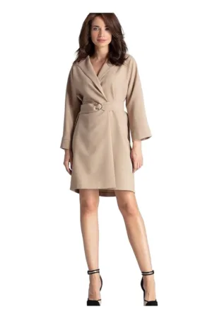 Rochie 5902194373111 - Poliester - Bej -