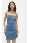 Rochie -  61520 - Bumbac/Poliester - Albastru