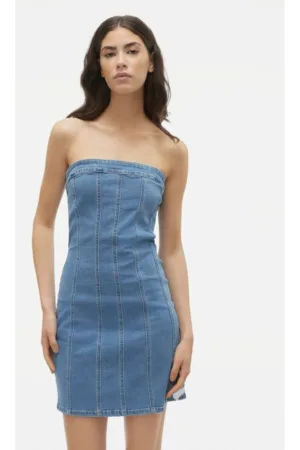 Rochie - 61520 - Bumbac/Poliester - Albastru