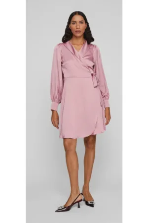 Rochie - 79169 - Poliester - Roz