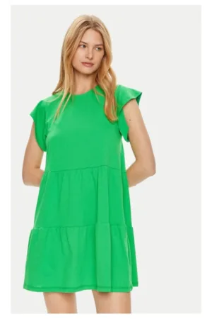 Rochie -  9013 - Bumbac/Poliester - Verde