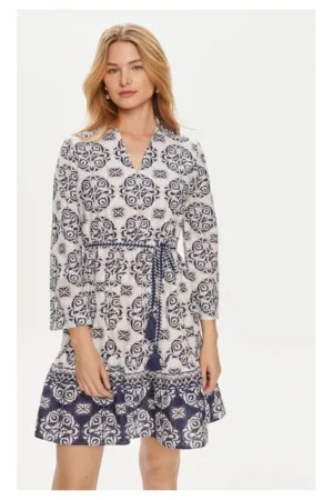 Rochie - 9457 - Viscoza - Albastru