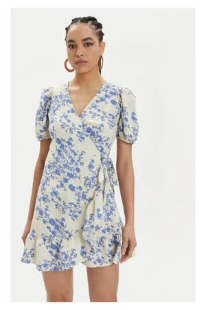 Rochie - 95379 - Viscoza - Albastru