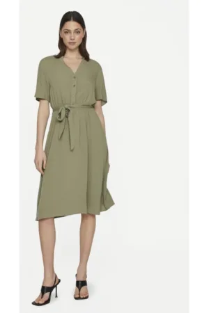 Rochie - 99433 - Viscoza - Verde