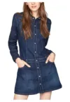 Rochie A-line din denim Susanna -