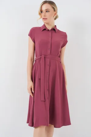 Rochie  A-line roz pal