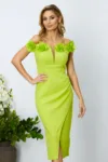 Rochie Alessia Lime
