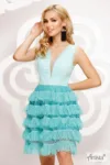 Rochie Artista turquoise in clos