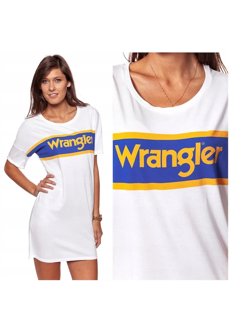 Rochie - B&Y Tee Dress - Croi: Regular Fit - Inchidere: Fara - Model Dominant: Print - Compozitie Material: 50% Bumbac - 50% Modal - M - Alb - 1 Bucata