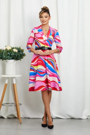 Rochie Berna Roz Multi