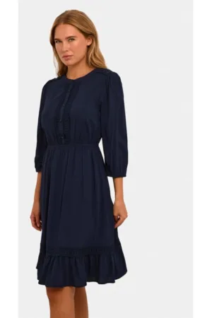 Rochie Bleumarin - Viscoza
