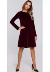 Rochie casual pentru femei - din emotie - duga - maro -