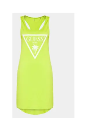 Rochie Cu Imprimeu Logo Si Decolteu -