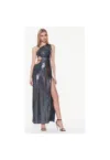 Rochie Dama -  301157380 - Poliamida - Poliester - 46 - Argintiu