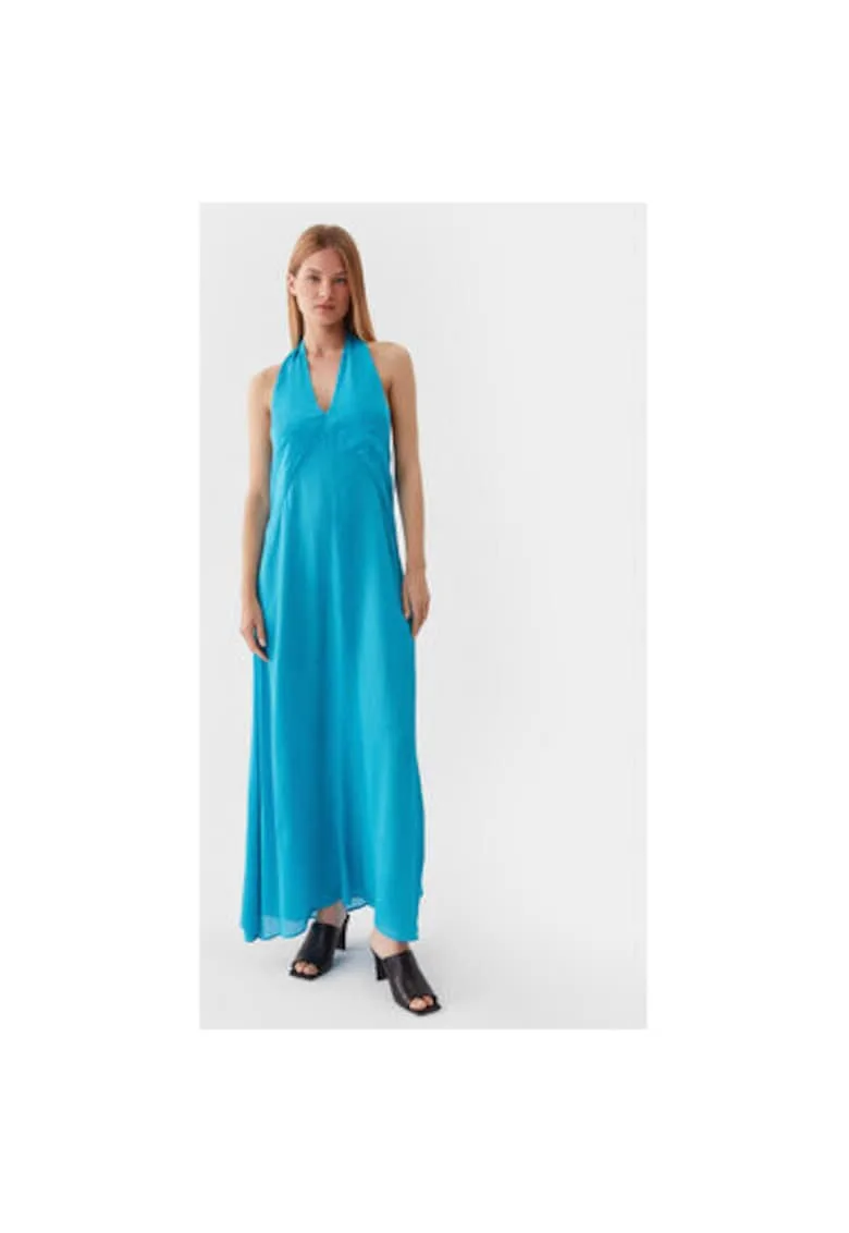 Rochie Dama - 302671786 - Viscoza - 36 - Albastru