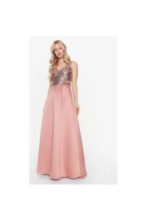 Rochie Dama - 302932559 - Poliester - Elastan - L INTL - Roz