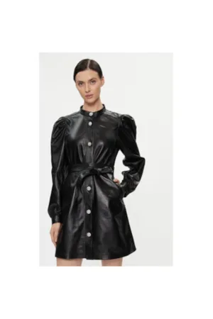 Rochie Dama - 302976454 - Piele naturala - S INTL - Negru