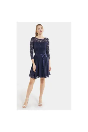 Rochie Dama - 303863876 - Poliester - Albastru