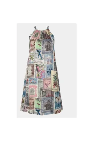 Rochie Dama -  303878238 - Viscoza - S INTL - Multicolor