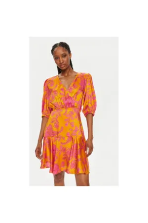 Rochie Dama -  303920166 - Poliester - Portocaliu