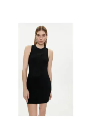 Rochie Dama - 304132551 - Bumbac - Elastan - Negru
