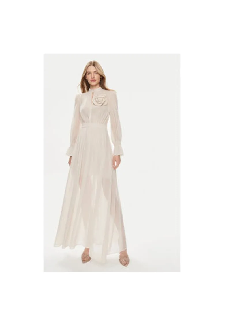 Rochie Dama - 304352683 - Poliester - 42 - Bej