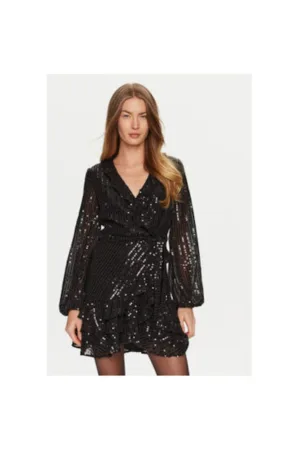 Rochie Dama -  304698651 - Poliester - Negru