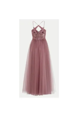 Rochie Dama - 304886485 - Poliamida - Roz