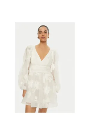 Rochie Dama -  304921230 - Poliester - Bej